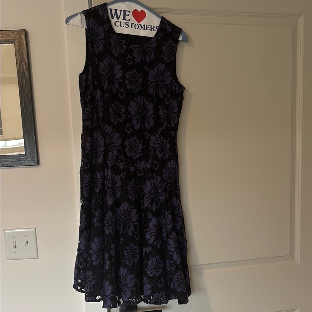 Tommy Hilfiger Black Fit and Flare Sleeveless Cocktail Dress